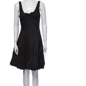 REBECCA TAYLOR Black Silk Dress